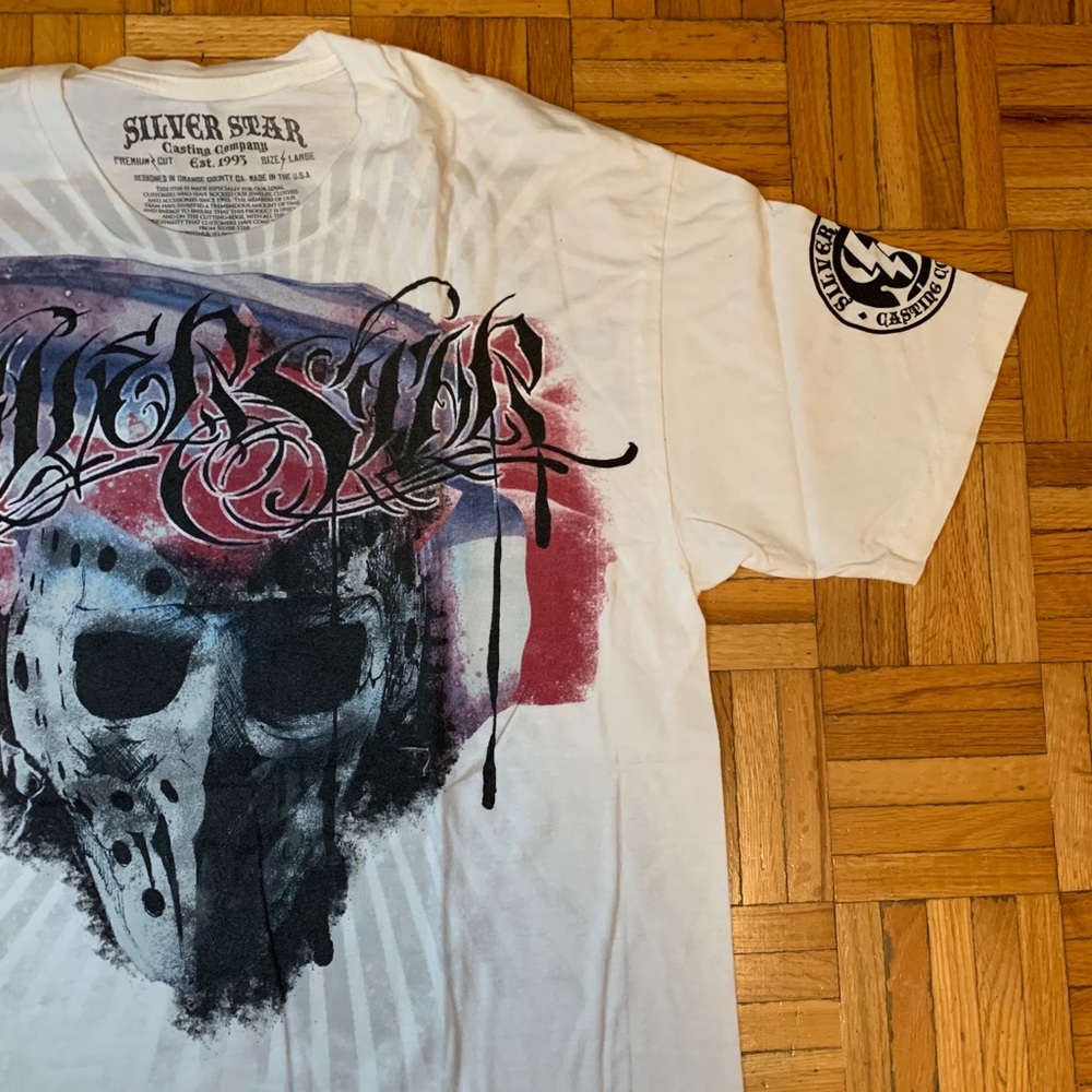 RARE SILVER STAR CASTING CO CANADIAN GRAPHIC TEE